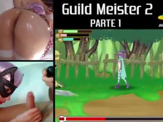 שלי לָה chupa mientras juego - blow-videogames - guild meister 2 parte 1