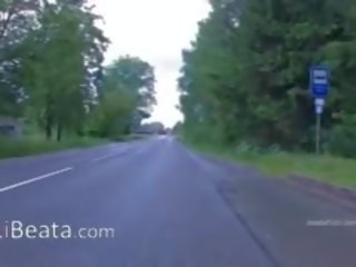 Nostru în primul rând grass x evaluat video pe the autobus stație