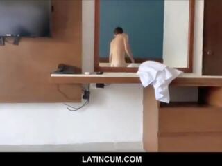 LatinCum&period;com - Latin Hotel Worker stripling Fucked By Hunk Latino Octavio